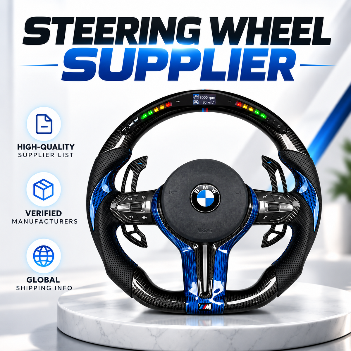 Steering Wheel Supplier — Resell & Dropship Custom Steering Wheels
